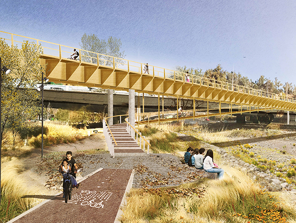 Vitacura, plan pasarelas